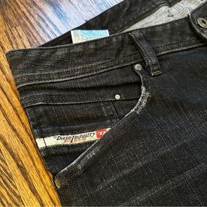 Diesel Men’s Slim Fit Black Jeans Waist 34 - Dark Denim/Black Dye